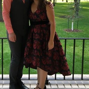 Prom or homecoming floral dress